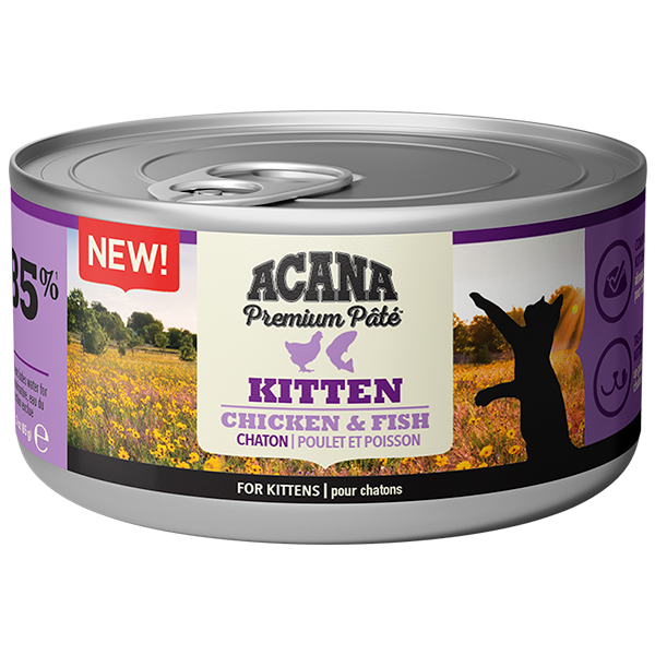 ACANA Premium Cat Pâté Chicken and Fish for Kittens (85g) My Store