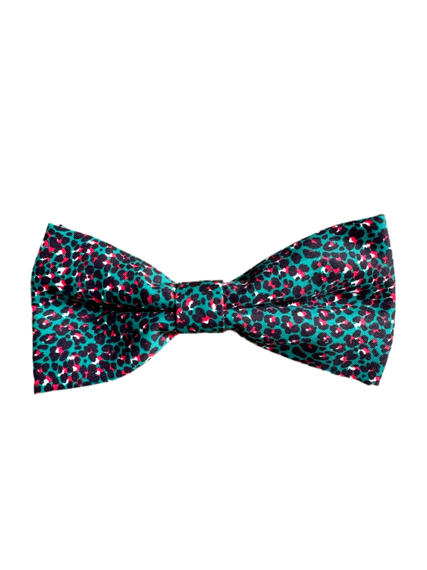 Green Leopard Dog Bow My Store