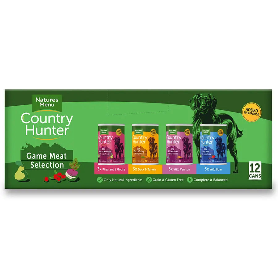 Country Hunter Natures Menu 12 Cans X 400g Lili + Mila's Empawrium
