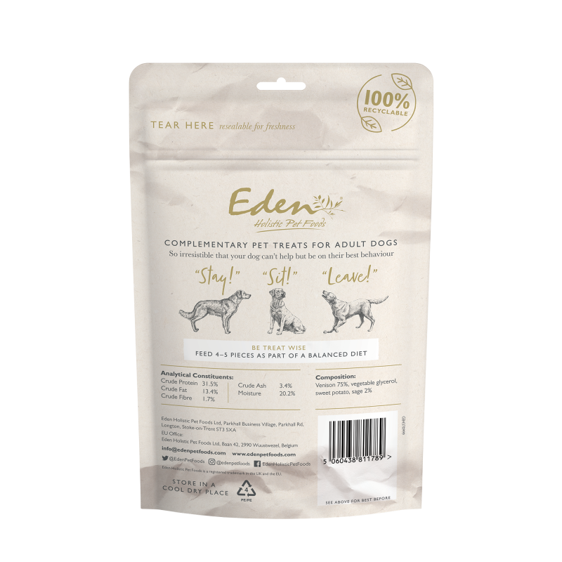 Eden Venison & Sage Training Treats Lili + Mila's Empawrium