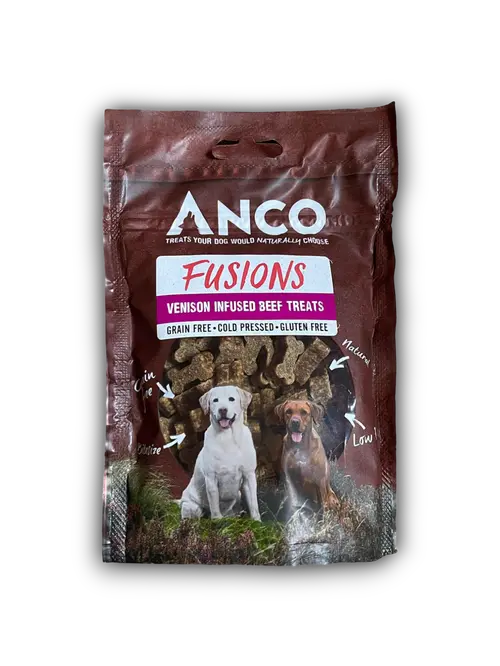 Anco Fusions - Venison Infused Beef Treats 100g Anco