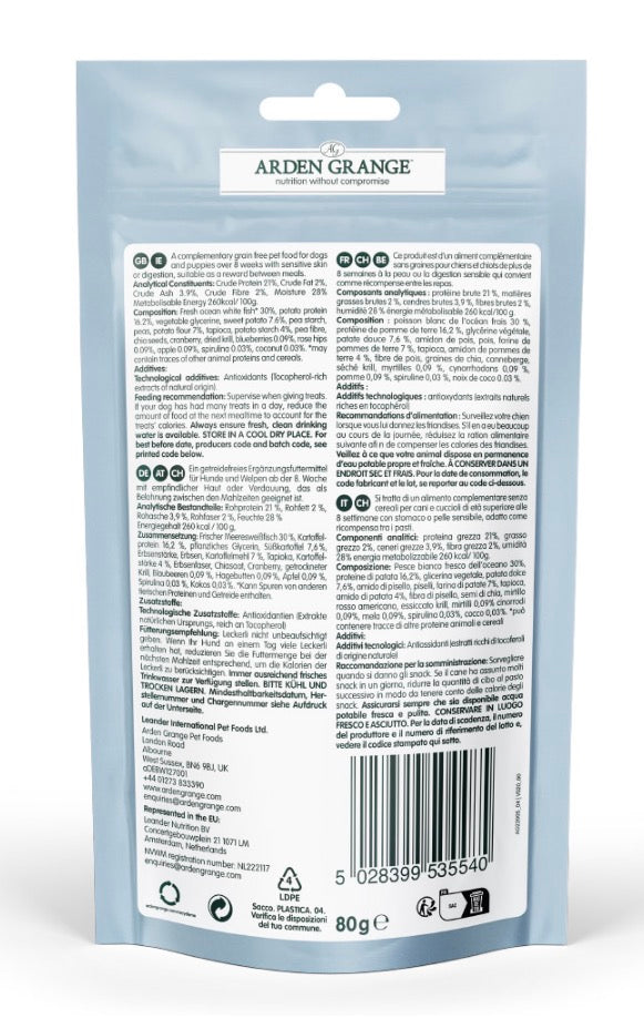 Arden Grange Training Treats - Ocean White Fish