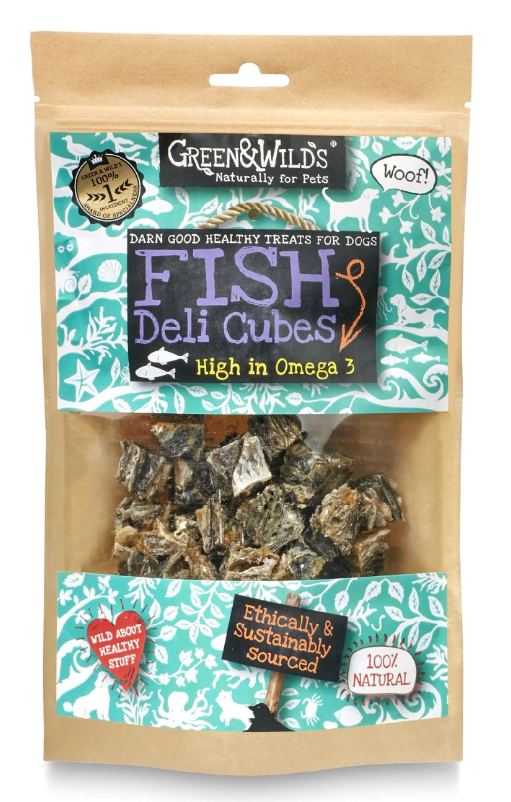 Fish Deli Cubes (Green & Wilds) 75g Lili + Mila's Empawrium
