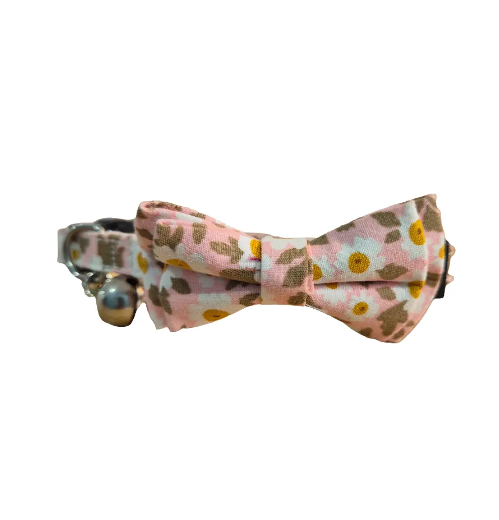 Floral (Pink) Cat Collar My Store