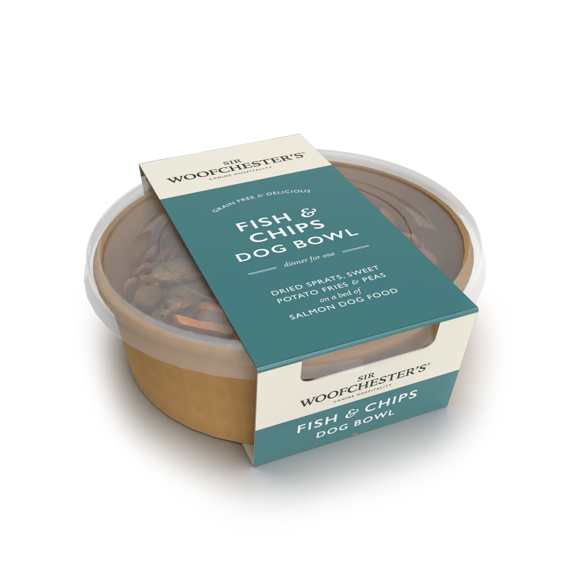 Sir Woofchester’s Fish and Chips Dog Bowl (120g) Lili + Mila's Empawrium