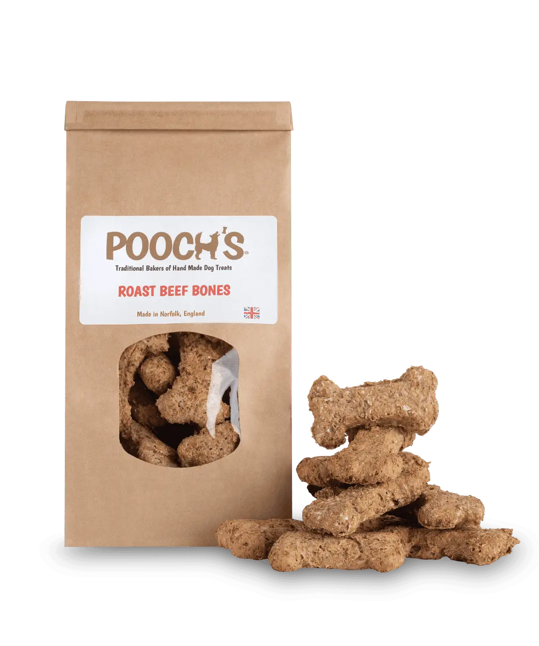 Pooch’s Roast Beef Bones (250g) Poochs