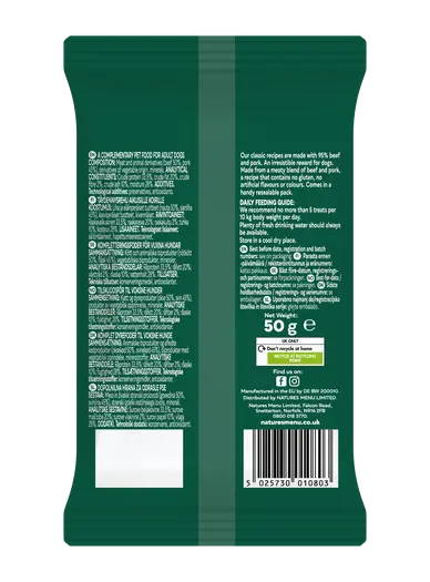 Natures Menu Meaty Treats Beef and Pork Natures Menu