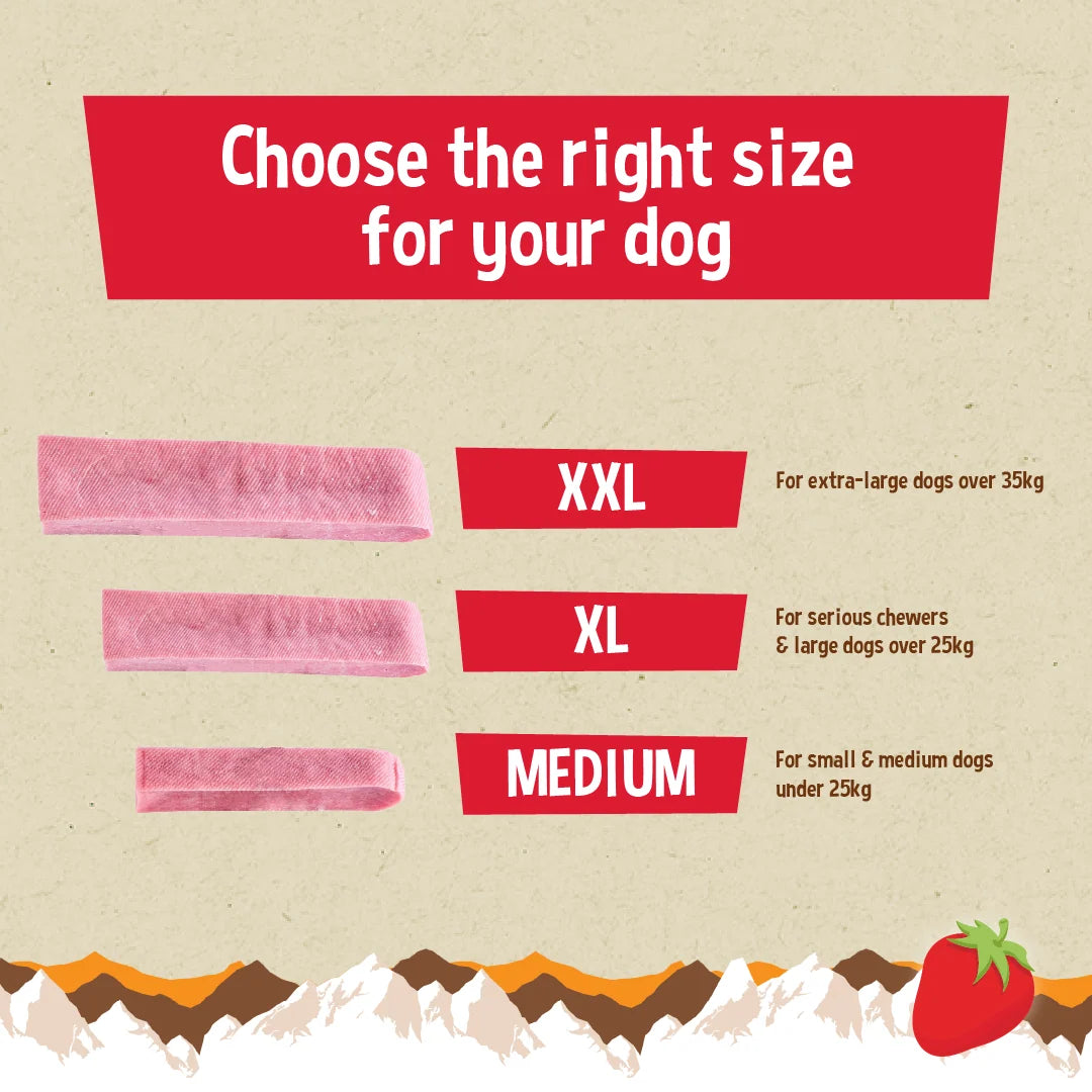Yakers XL Chew (Strawberry)