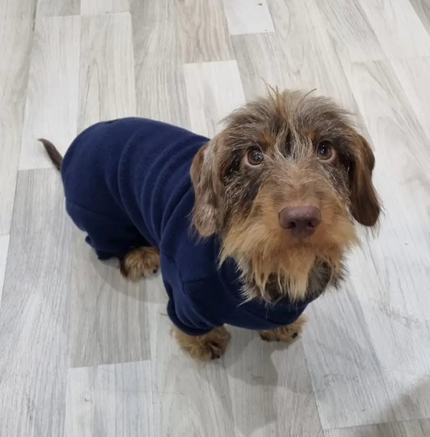 Navy 4 Legged Fleece (Pawsome Suits) My Store