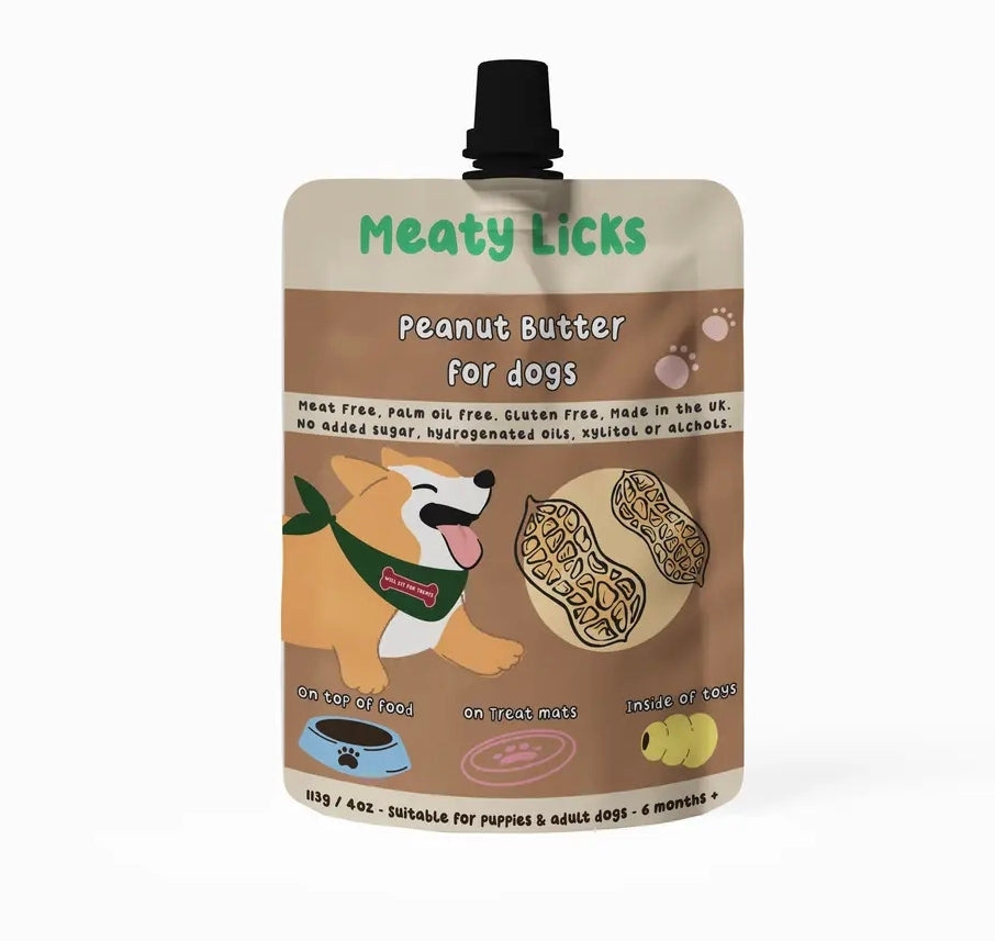 DONATE Peanut Butter flavoured Peanut Butter - Meaty Licks Lili + Mila's Empawrium