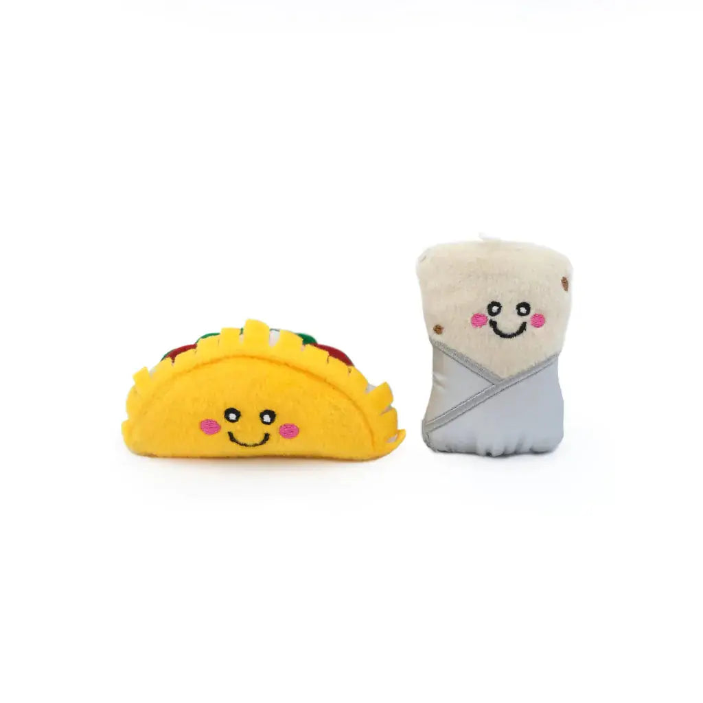 ZippyClaws Taco and Burrito 2 Pack Lili Mila s Empawrium