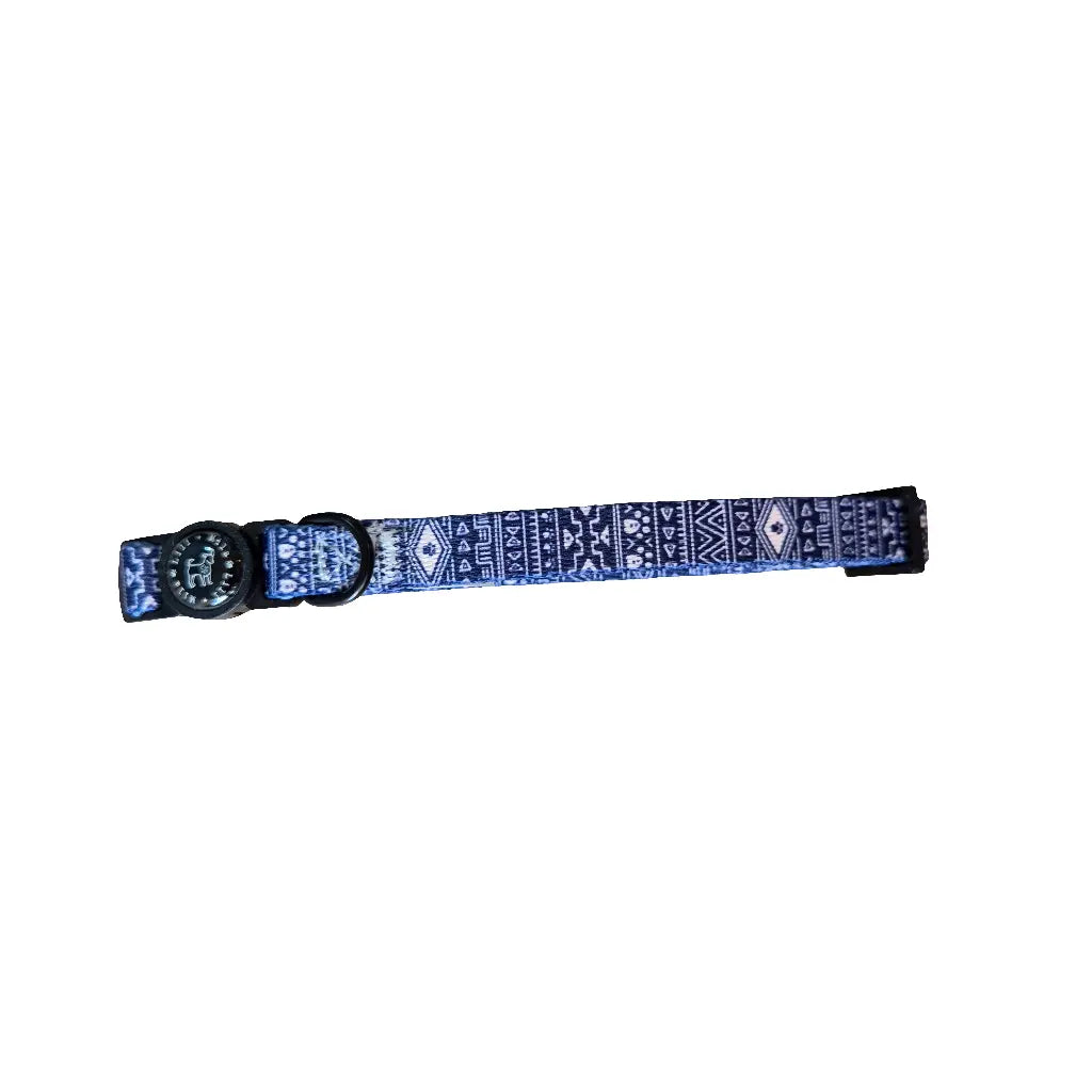 Aztec (Blue) Cat Collar My Store