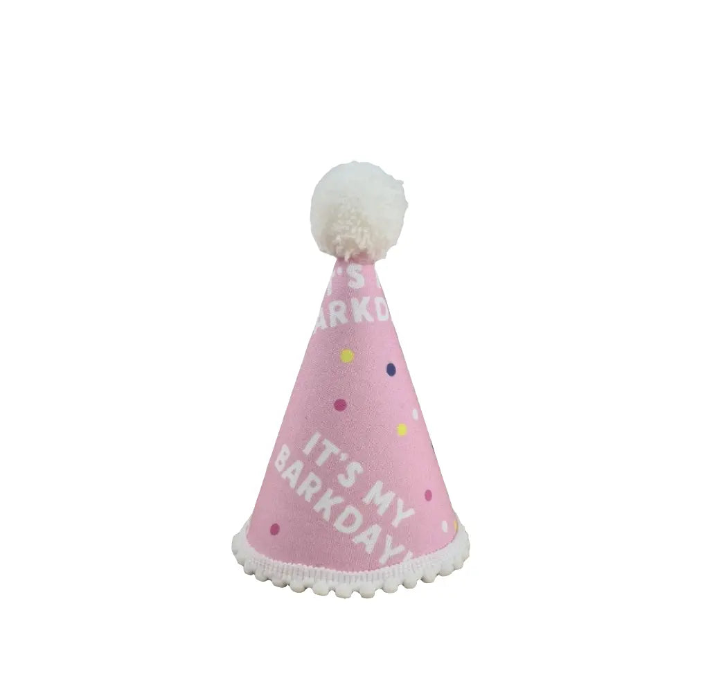 It's My Barkday (Pink) Party Hat Lili + Mila's Empawrium