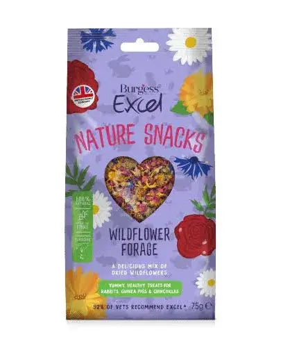 Burgess Excel Wildflower Forage 60g Lili + Mila's Empawrium