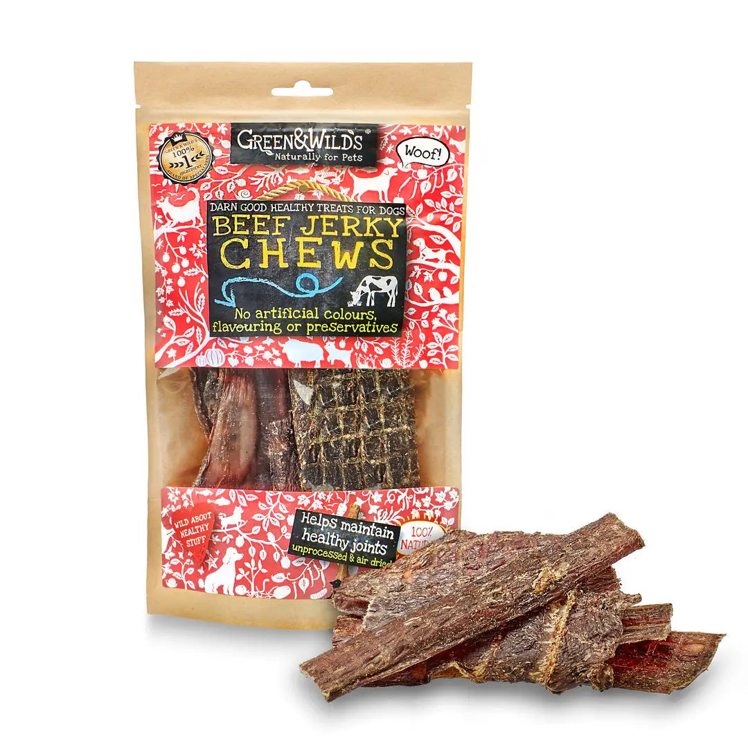 Beef Jerky Chews (Green & Wild’s) 100g Green and Wilds