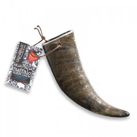 Green & Wild’s Buffalo Horn Chew (Large) Green and Wilds
