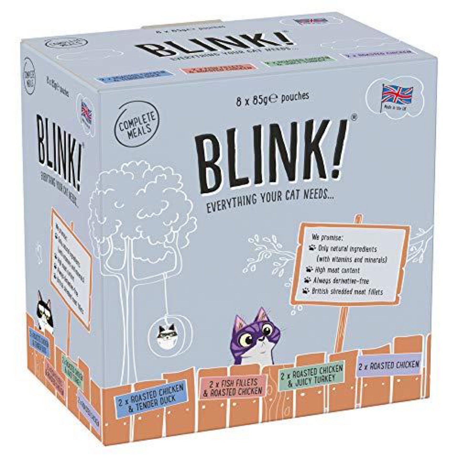 Blink Cat Food Chicken Fish Fillet 8 x 85g Lili Mila s Empawrium