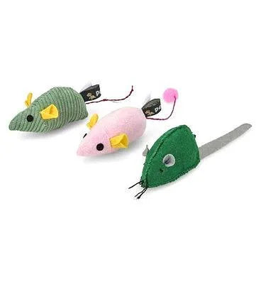 Trio Mice Cat Toys