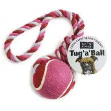 Tennis Ball Tug 3" (Blue) Lili + Mila's Empawrium