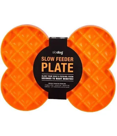Lickimat Small Slodog Bone (Orange) Lickimat
