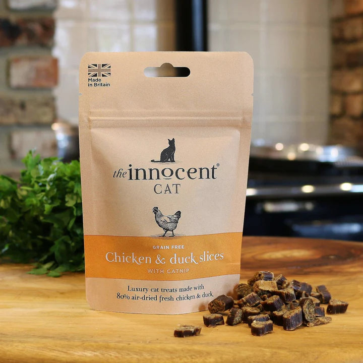 The Innocent Cat Chicken and Duck Slices (75g) Lili + Mila's Empawrium