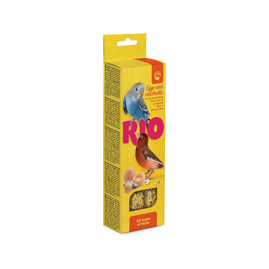 Rio Sticks for All Birds with Eggs and Seashells 2 x 40g