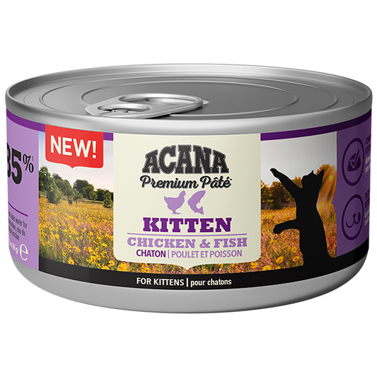 ACANA Premium Cat Pâté Chicken and Fish for Kittens(85g)