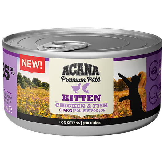 ACANA Premium Cat Pâté Chicken and Fish for Kittens (85g) My Store