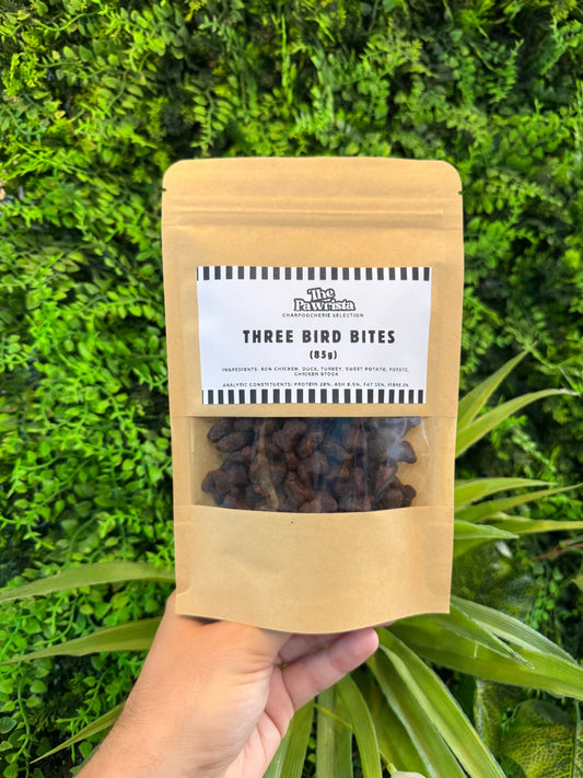 Three Bird Bites (85g) Lili + Mila's Empawrium