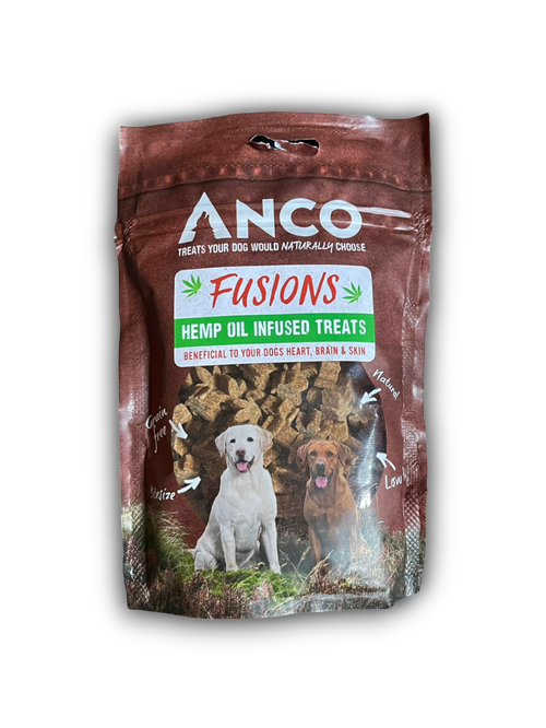 Anco Fusions -  Hemp Infused Beef Treats 100g (Bagged) Lili + Mila's Empawrium