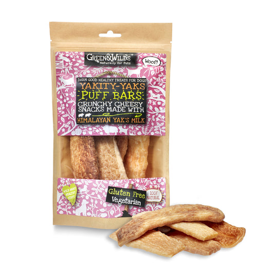 Yakity Yaks Puff Bars (Green & Wilds) 75g Lili + Mila's Empawrium