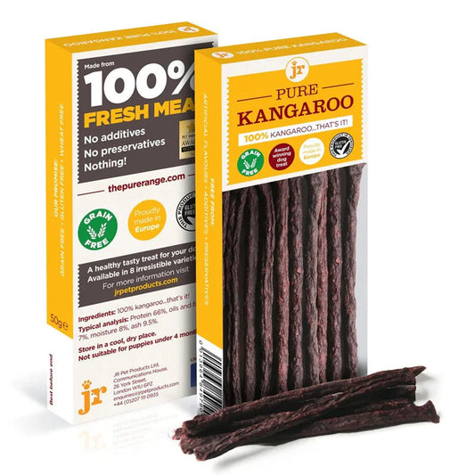 JR Pure Meat Sticks - Kangaroo (50g) Lili + Mila's Empawrium