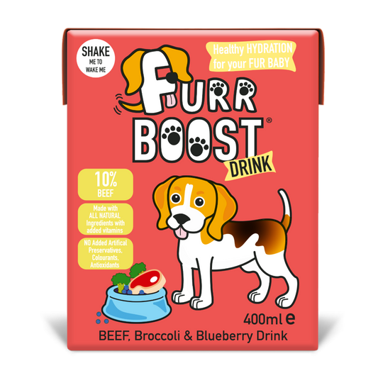 Furrboost Beef, Broccoli and Blueberry (400ml)