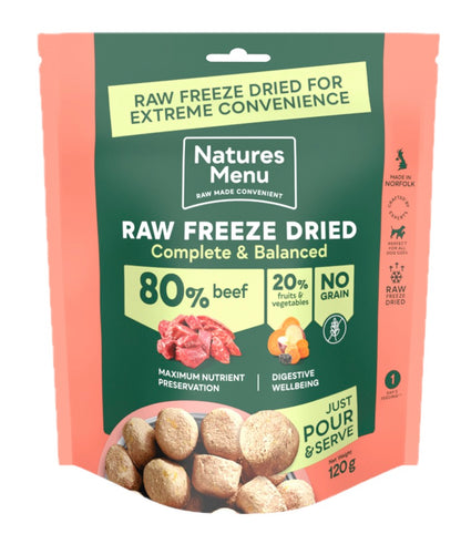 Natures Menu 80% Beef Freeze Dried Nuggets
