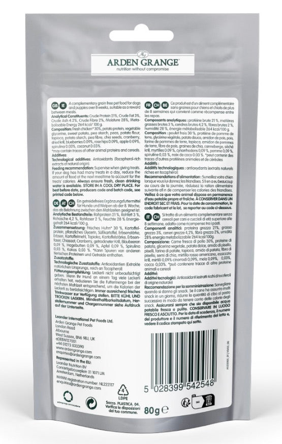 Arden Grange Training Treats - Chicken and Superfoods