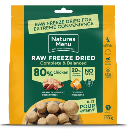 Natures Menu 80% Chicken Freeze Dried Nuggets