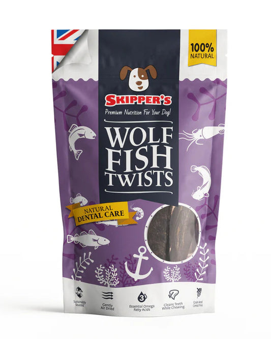 Skippers Wolf Fish Twists Short (70g) Lili + Mila's Empawrium