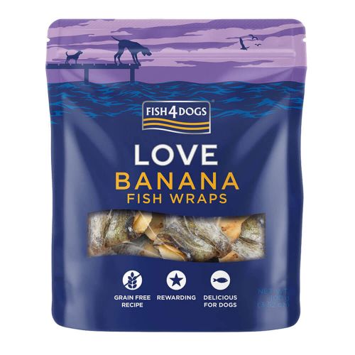 Fish4Dogs Banana Fish Wraps