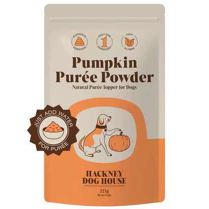 Hackney Dog House Pumpkin Puree Powder (225g) Lili + Mila's Empawrium