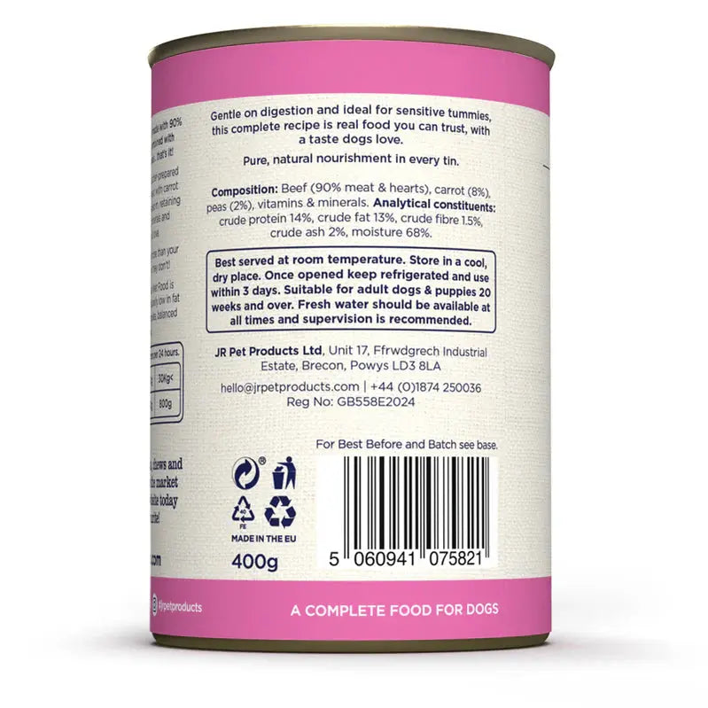 JR Complete Wellbeing - Simply Beef (400g) JR Pet Products