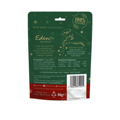 Eden Christmas Crumble Treat 50G Eden Holistic Pet Food