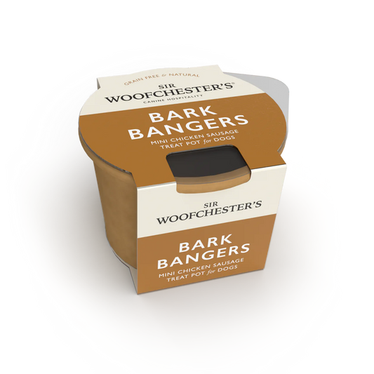 Sir Woofchester’s Bark Bangers Treat Pot Lili + Mila's Empawrium