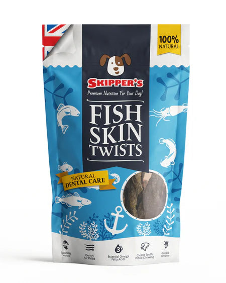 Skippers Fish Skin Twists Short (70g) Lili + Mila's Empawrium
