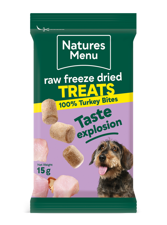 Natures Menu Freeze Dried Meat Bites Turkey Lili + Mila's Empawrium