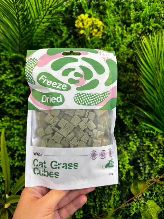 Waita Freeze-Dried Cat Grass Cubes 50g