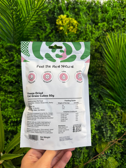 Waita Freeze-Dried Cat Grass Cubes 50g