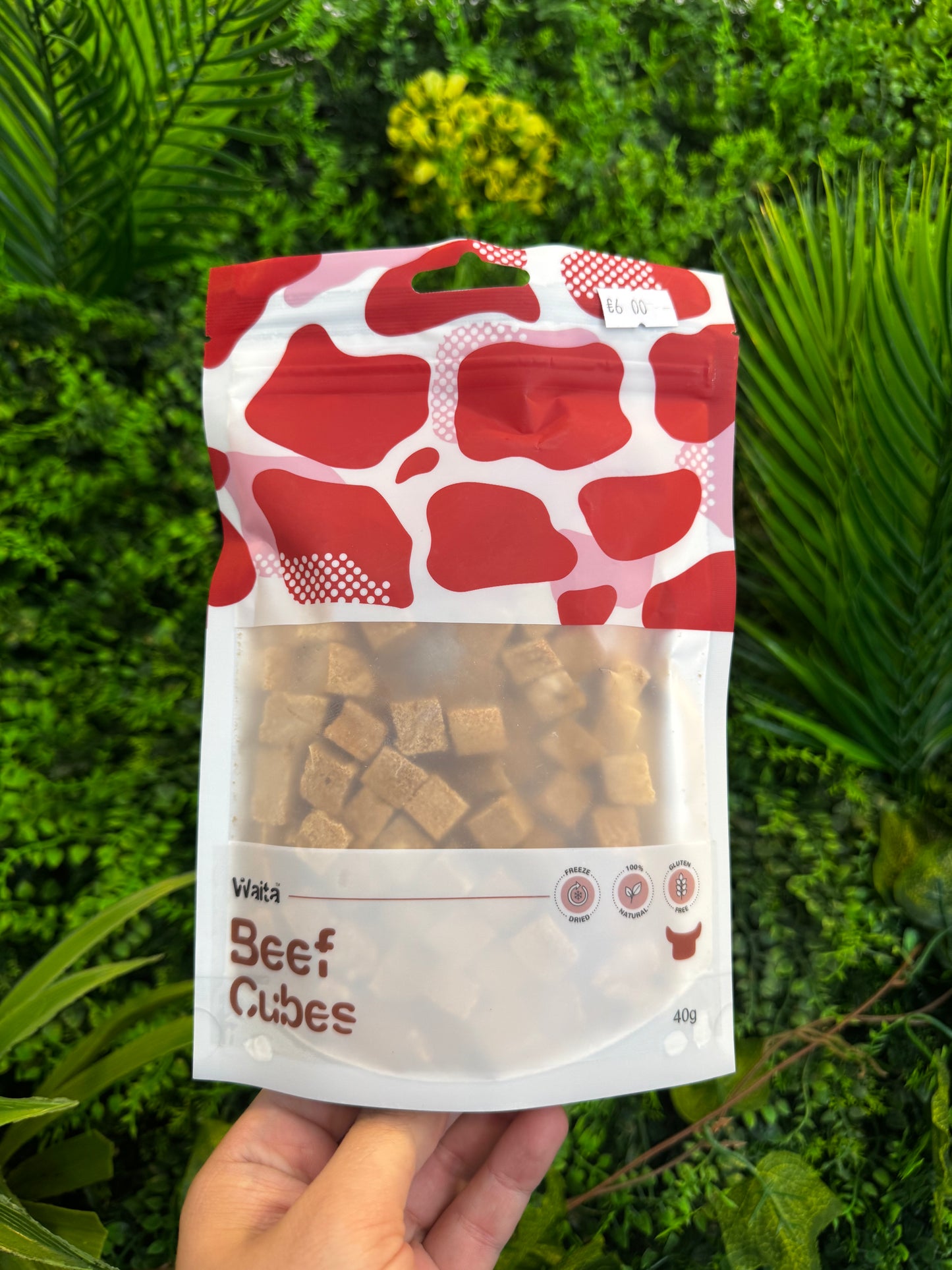 Waita Freeze-Dried Beef Cubes 40g