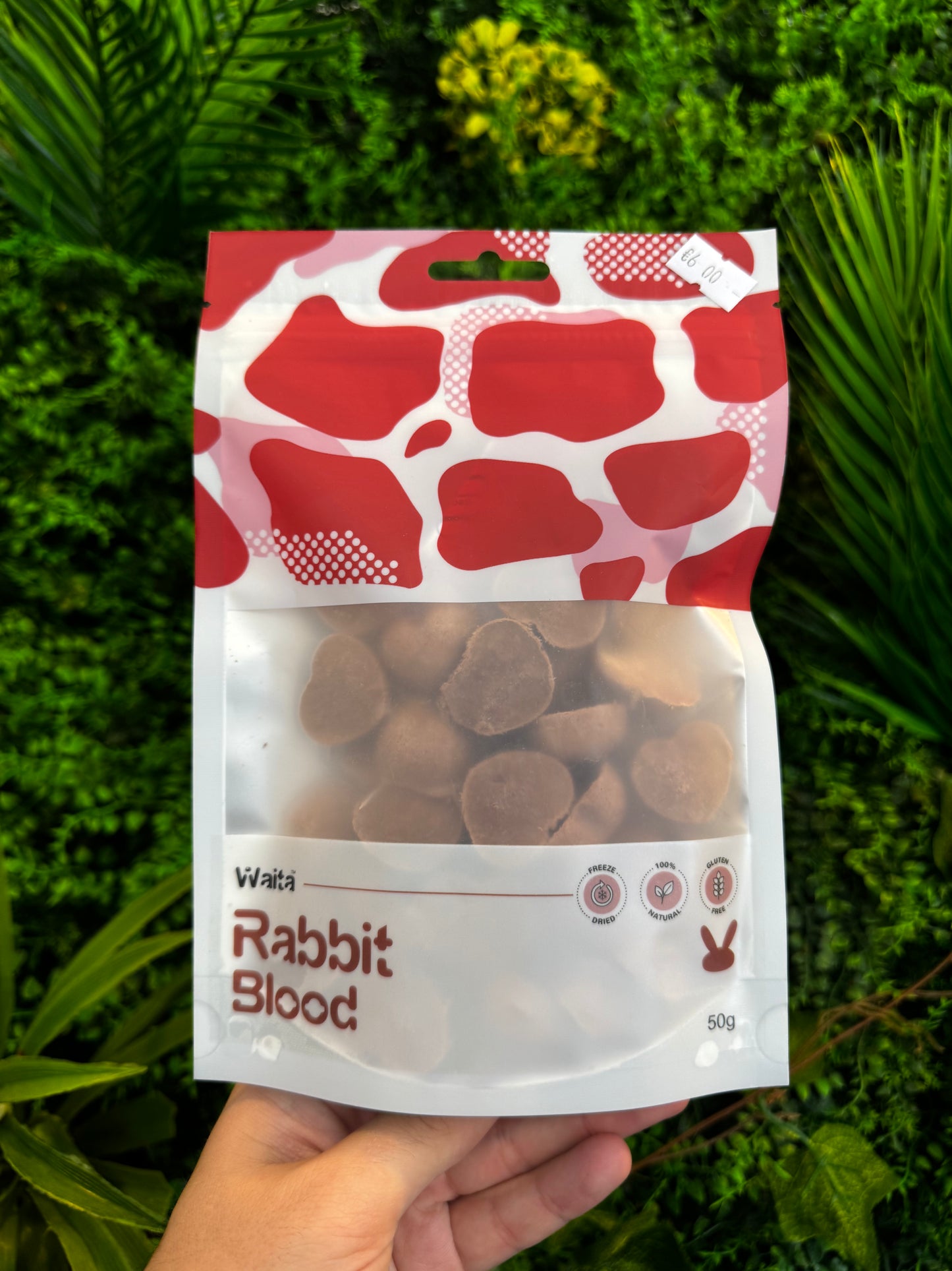 Waita Freeze Dried Rabbit Blood 50g