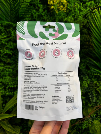 Waita Freeze-Dried Mixed Berries 25g