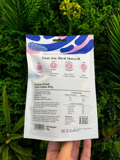 Waita Freeze Dried Cod Cubes 40g